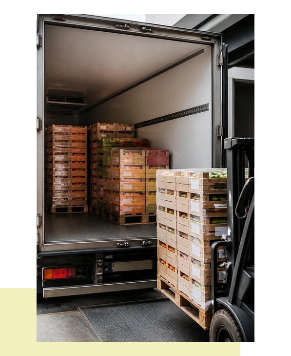 Перевозка сельхозпродукции на паллетах с доставкой в Пензу